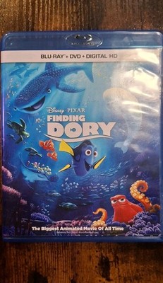Finding Dory Disney Pixar Blu-Ray DVD Combo Pack 3-Disc Set Nemo F1038