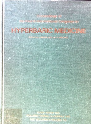 Proceedings of the fourth International Congress on Hyperbaric Medicine; Wada, J