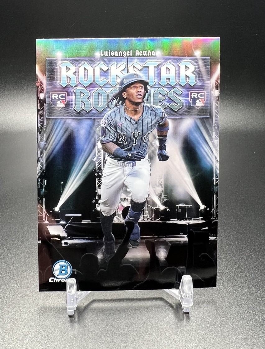 2025 Bowman Chrome Luisangel Acuna Rockstar Rookie RC #RR-18