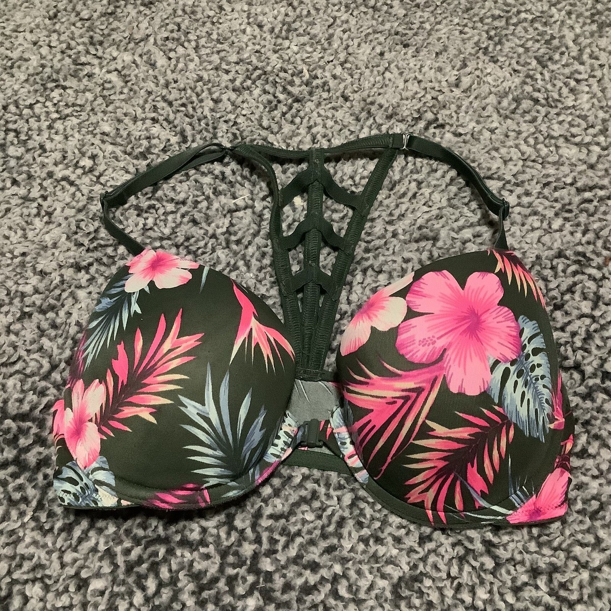 Victoria’s secret VICTORIA'S SECRET PINK Hibiscus Racerback Wear Everywear Push-Up