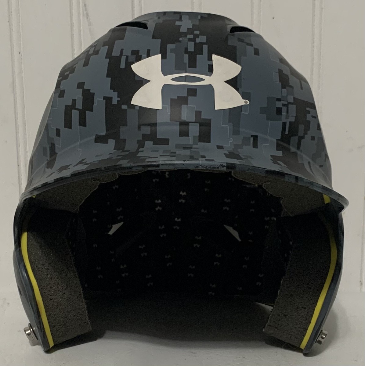 Under Armour Batting Helmet Gray UABH100 Digital Camo Design Sz T6