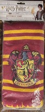 Official Wizarding World of Harry Potter Scarf Gryffindor Embossed Logo-NEW