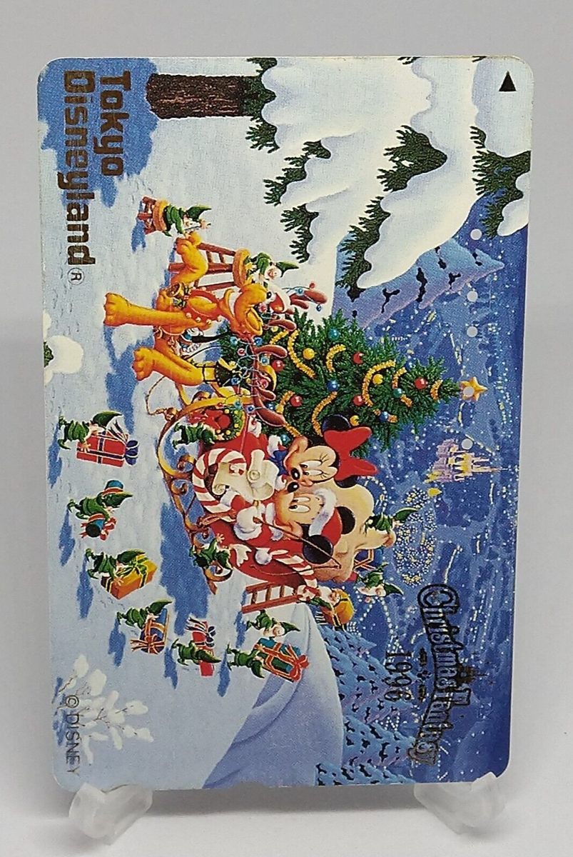 大特価！ 超希少 最遊記 TELEPHONE CARD Tokyo Disneyland Telephone Card Christmas Fantasy 1996 Japanese