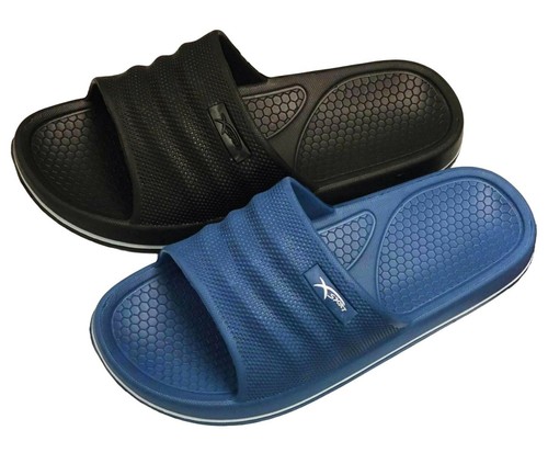 X-Sport Para Hombre Slip On piscina playa deslizadores Sandalias Zuecos  Mulas Zapatillas Flip Flops | eBay