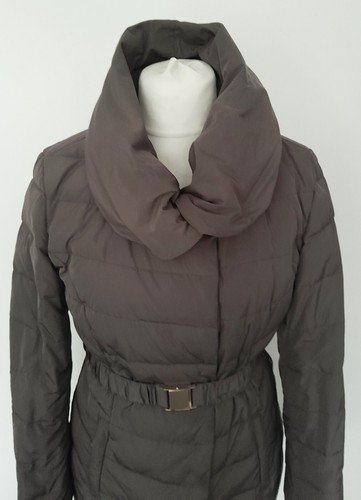 MONSOON - Down Padded Belted Coat Large Collar Mid Brown Size S 10 - Picture 6 of 13