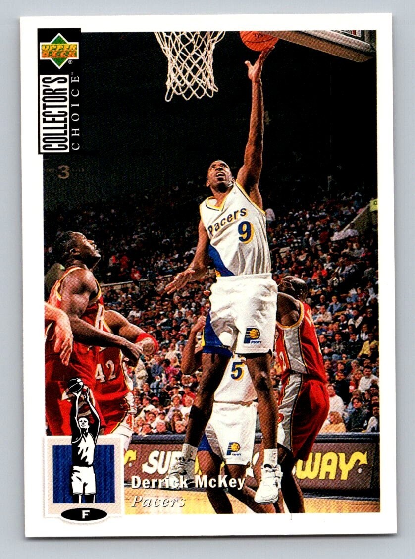 1994-95 Collector's Choice Derrick McKey #9 Indiana Pacers