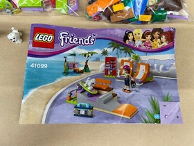 LEGO Friends 41099 Heartlake Skate Park 1 Minifigure 199 Pieces No Box Preowned