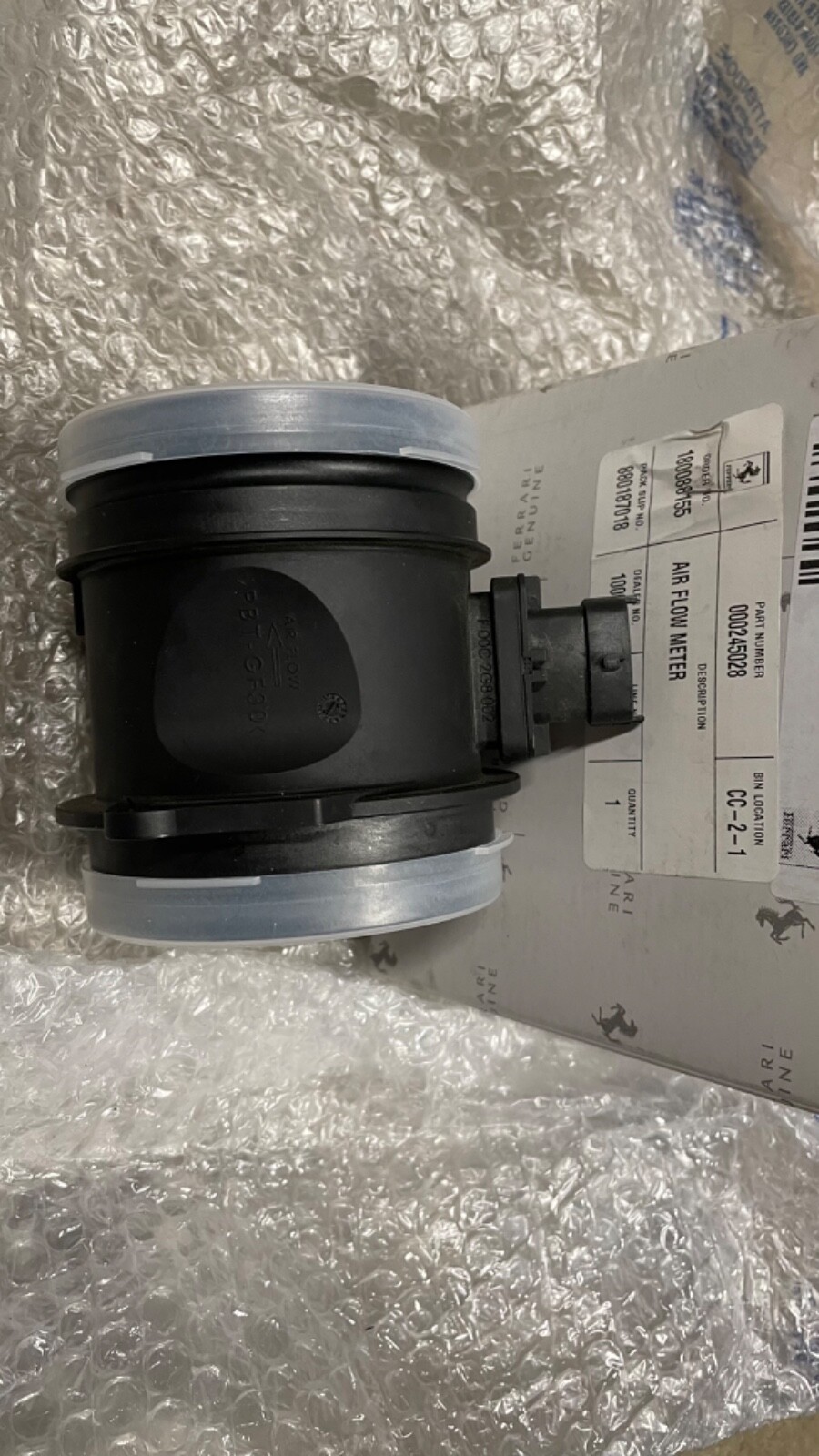 Ferrari 458 Italia, Spider, FF, California, Air Flow Meter, Used, P/N 245028