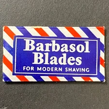 Barbasol Blades Vintage Shaving Razor Blade Packet "For Modern Shaving" c1940's