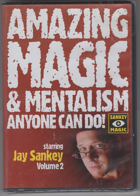 DVD New AMAZING MAGIC AND MENTALISM ANYONE CAN DO Vol. 2 by Jay Sankey