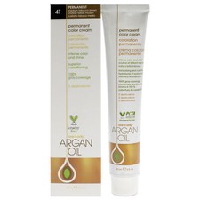 Argan Oil Permanent Color Cream - 4T Medium Tobacoo Brown 3 oz Hair Color