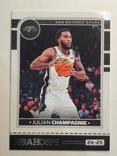 2024-25 Hoops #218 Julian Champagnie ~ San Antonio Spurs