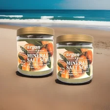 2 Dead Sea Collection 23.28 Oz Argan hydrates & softens Mineral Salt Scrub