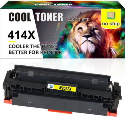 4-Pack Cool Toner Compatible Toner Cartridges For HP 414X W2020X (No Chip)