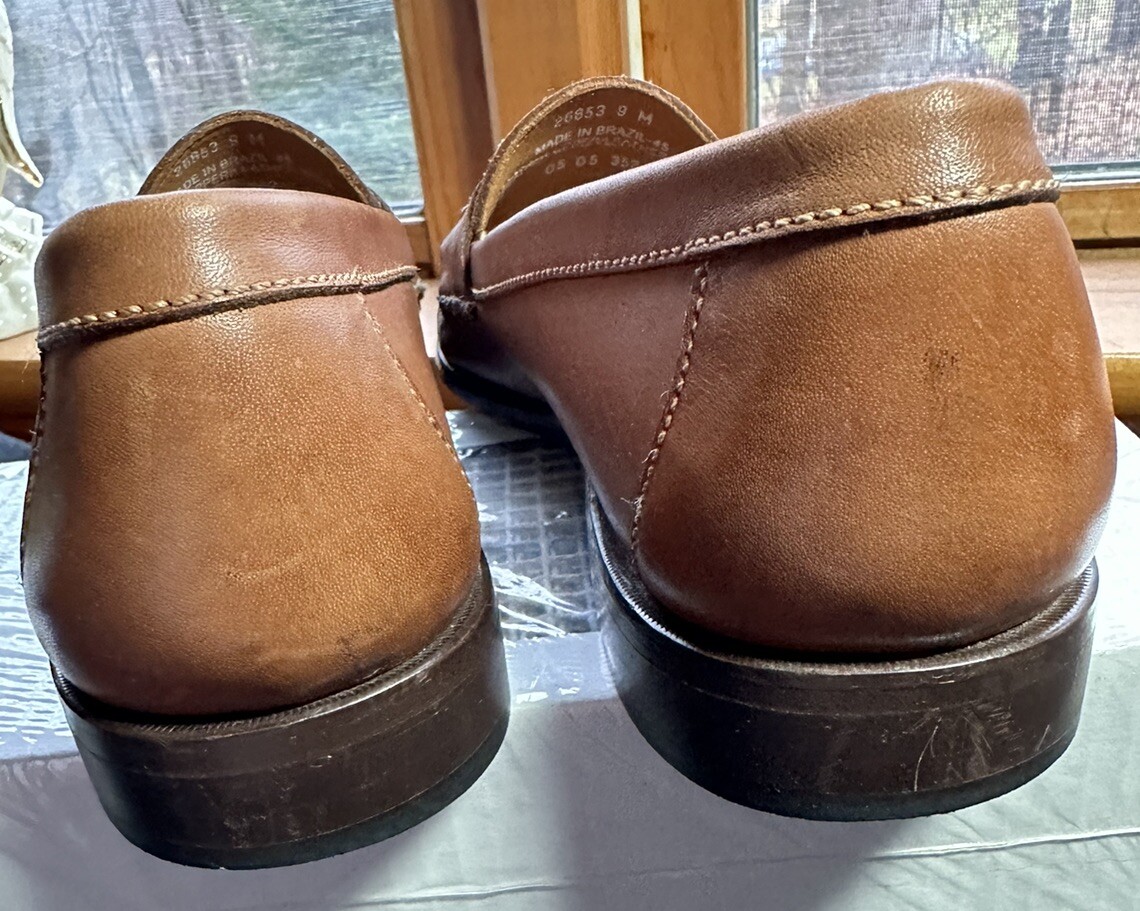 Bostonian Tassel Loafer Size 9, Brown Leather Uppers/Soles  display picture 3