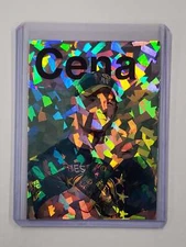 John Cena Artist Signed Wrestling Refractor Art Card 1/1