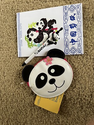 Panda Lovers Wallet, Pen & Paper Cut Outs All New for Kids