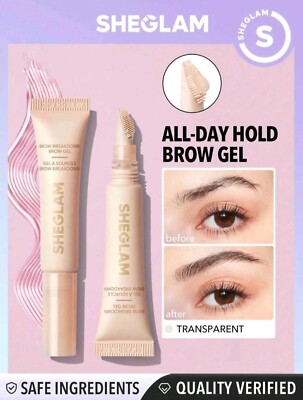 SHEGLAM Brow Breakdown Brow Gel Natürliches Augenbrauengel Langanhaltend Nicht Fettend...