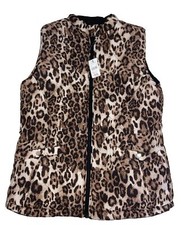 Princess Cruises Womens Reversible Sleeveless Full Zip Puffer Vest Jacket Medium
