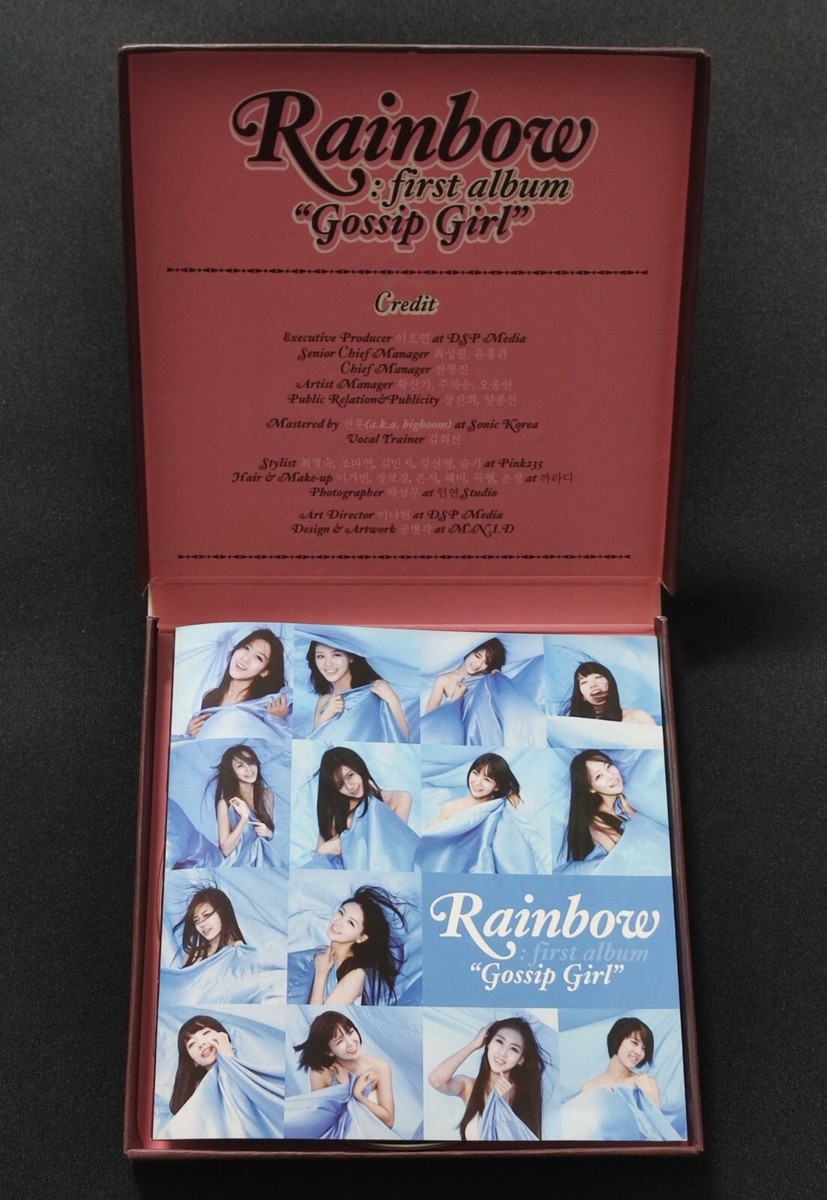 RAINBOW real hand signed PROMO Debut album Kpop CD mega rare | eBay