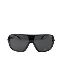 Quay Australia Take A Number Shield Sunglasses Black Smoke Polarized
