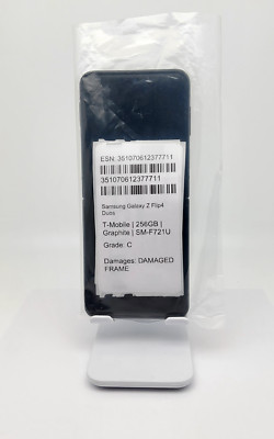 Samsung Galaxy Z Flip4 (T-Mobile)  256GB - Graphite - SM-F721U ** READ **