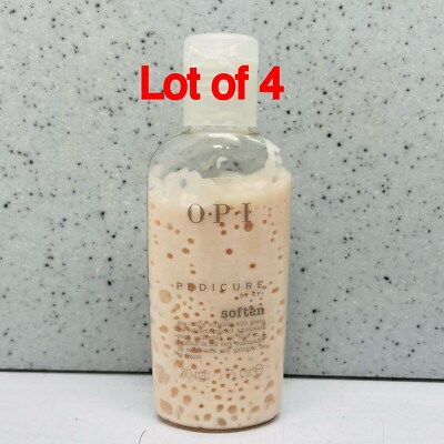 Lot of 4 - OPI Pedicure By OPI Soften 30 mL - 1 Fl. Oz. each - Item# PC121