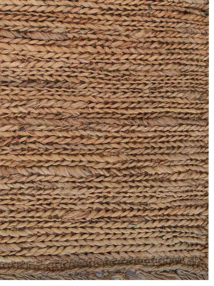 Alfombra de corredor de yute Sumak anudada a mano 3'x16' beige liso BBH Homes BBJ00064 Foto 4 de 4