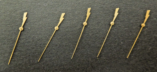 VINTAGE HAMILTON ELECTRIC LIGHTNING BOLT SECOND HANDS QUANTITY: 5