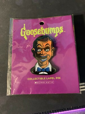 Goosebumps Slappy Living Dummy Scholastic Collectible Metal Lapel Pin New