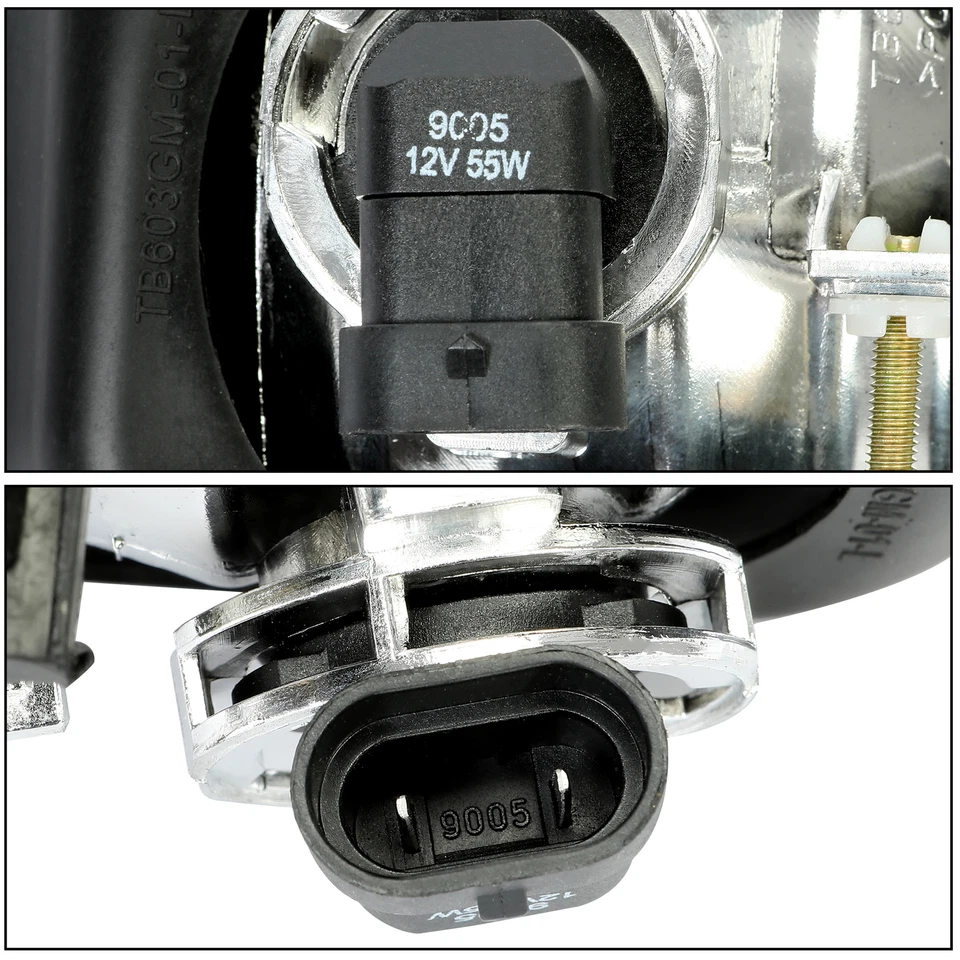 一对防撞雾灯 左 + 右 适用于雪佛兰 Silverado Avalanche 2003 - 2006 — 第 4/4 张图片