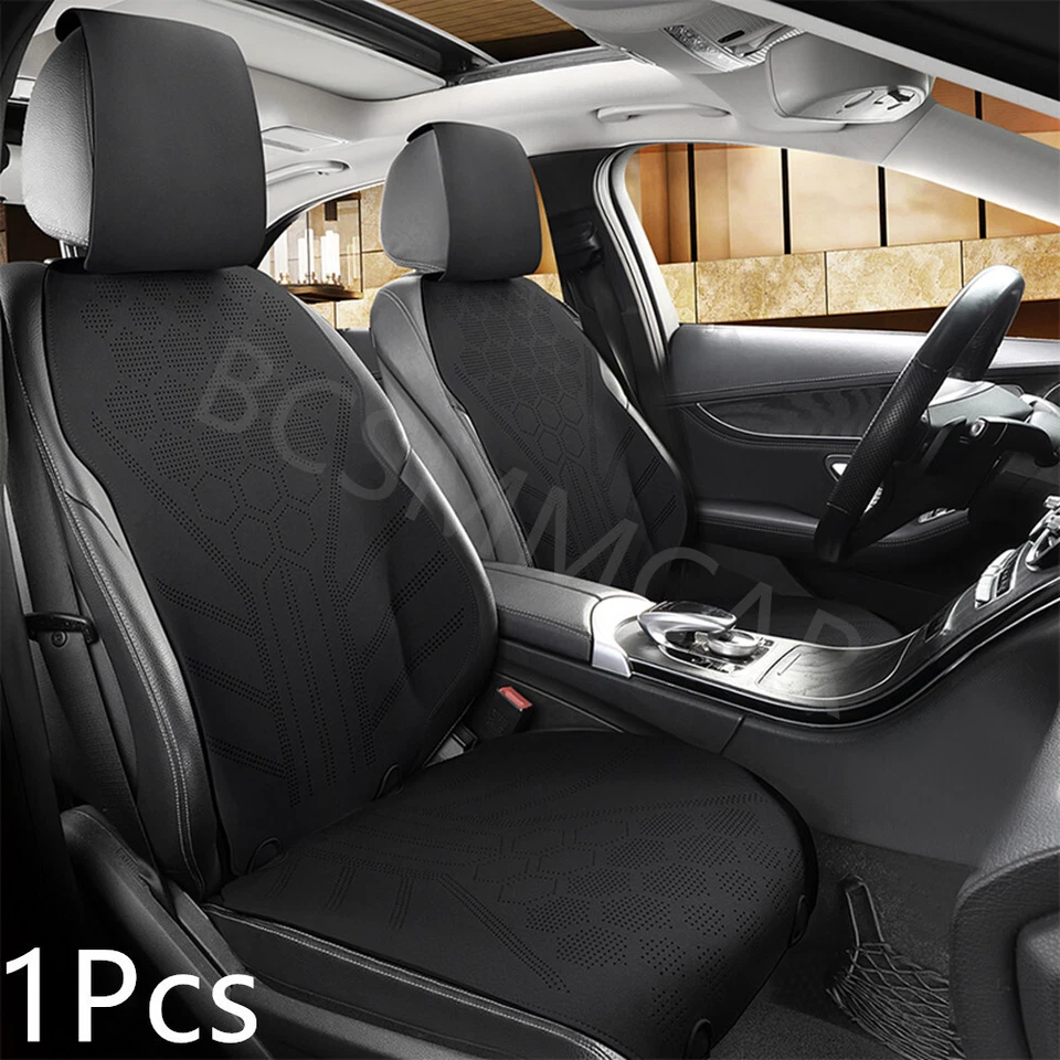Funda protectora de asiento de coche cojín almohadilla transpirable para asientos con tapa de cabeza dividida Foto 4 de 4
