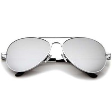 Retro Classic Celebrity Mirrored Lens Metal Aviator Sunglasses 1375