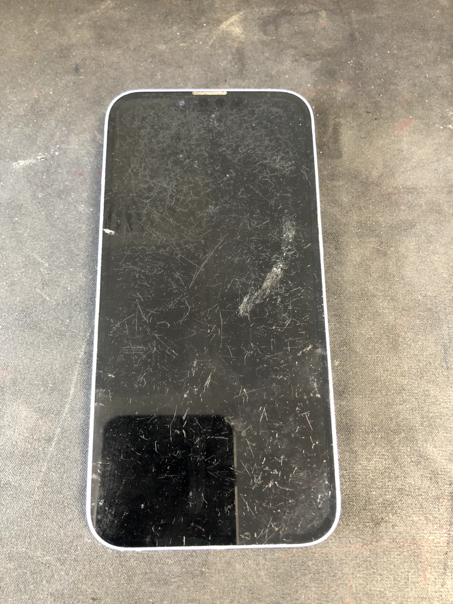 Apple iPhone 14 - 128GB - Blue - (Unlocked) - Rear Glass Cracked