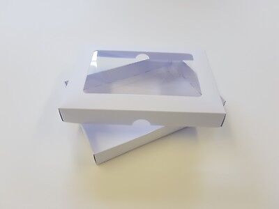 Choose Qty A4 White Greeting Card Boxes With Aperture Lid Free Delivery Gift