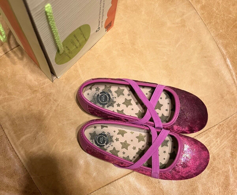 Livie and Luca magenta crush Aurora slip on shoe Shimmer 3Y