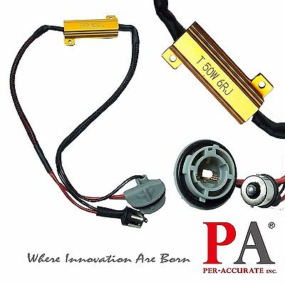 2x 1156 BA15S 50W 6ohm Load Resistor Canbus Fix LED Bulb Error