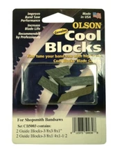 Olson Genuine Cool Blocks CB50030BL for Shopsmith Band Saws. Made in USA