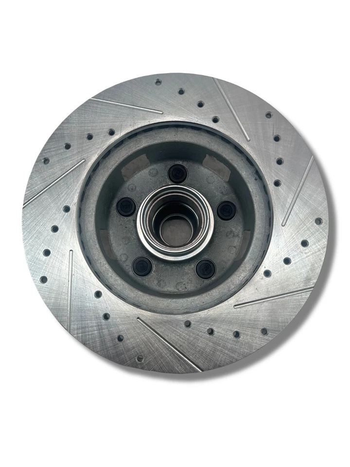 Par de rotores de freno de disco delanteros Ford Mustang V8 1964-69 D/S recubiertos de zinc 5406 Foto 4 de 4