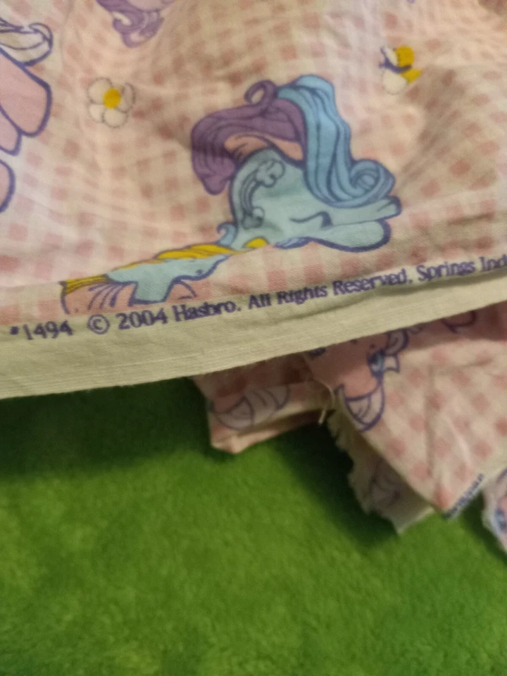 Tela My Little Pony 2004 agotada Hasbro/Springs Industries 73"x 45" Foto 3 de 4