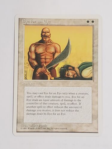 MTG Eye For An Eye (4th Edition/White/R) - BGM - Picture 1 of 2