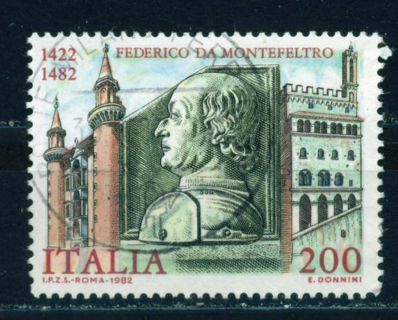 Italy Leader Federico da Montefeltro stamp 1982
