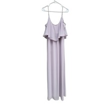 Show Me Your MuMu Caitlin Ruffle Maxi Dress Lilac Purple Formalwear Size XL