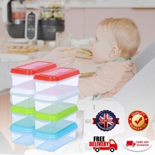 Baby Storage Food Containers with Lids Leakproof Freezer & Dishwasher Safe 250ml