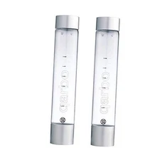  qarbo CLASSIC 1L Water Bottles for Sparkling Water Maker and Fruit Chrome