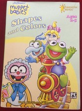 Video Game PC Muppet Babies Shapes and Colors NEW