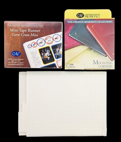 Creative Memories Mini Tape Runner With Bonus Mounting Corners & Foam Squares
