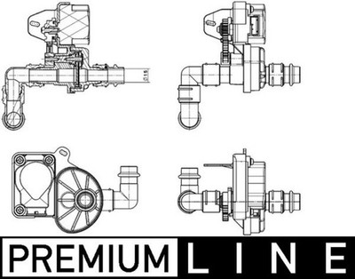 MAHLE Magnetventil Klimaanlage PREMIUM LINE AVS 4 000P für MAN TGM TGL 1