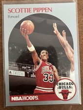 1990-91 NBA HOOPS Scottie Pippen #69 Chicago Bulls
