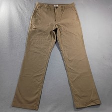 Goodfellow  Co Pants Mens Straight The Every Wear Chino Brown Actual Size 34x30